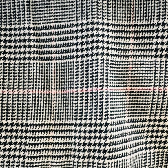 LL Bean Glen Plaid Flannel Trousers Preppy Old Money Classic Gray Pant 14P - Picture 5 of 11